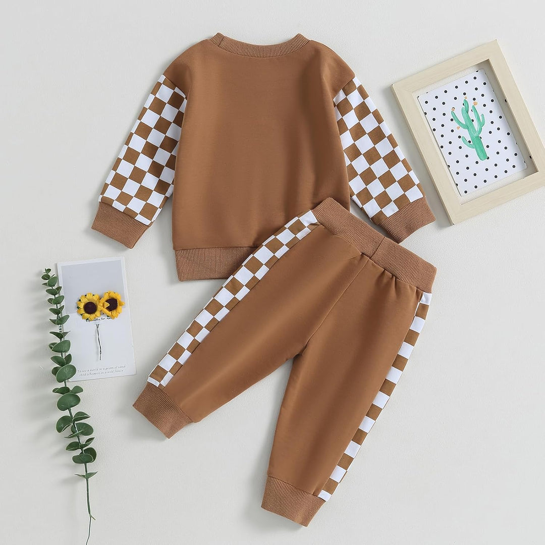 Baby Jogger Winter Set – Contrast Sweatshirt and Trousers-J-0-6 Months-State of Style