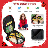 Children’s 2-in-1 Ride-On Scooter Suitcase with LED Wheels