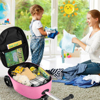 Children’s 2-in-1 Ride-On Scooter Suitcase with LED Wheels
