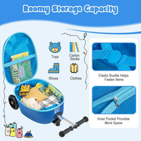 Children’s 2-in-1 Ride-On Scooter Suitcase with LED Wheels
