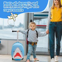 Children’s 2-in-1 Ride-On Scooter Suitcase with LED Wheels