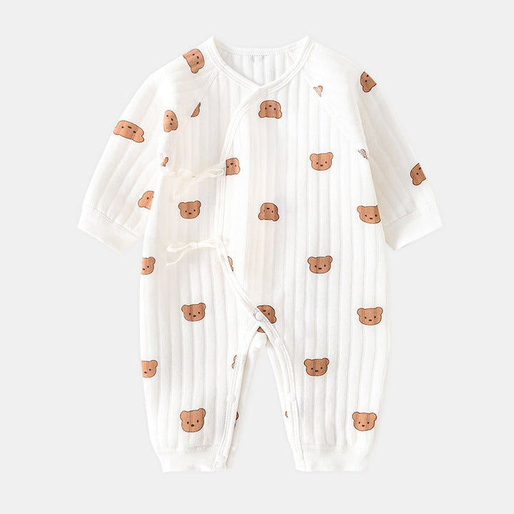 Baby romper with bear - Spring & autumn clothing-Bear-3M-State of Style