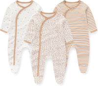 Baby Rompers 3-12 Months - Set of 3 Pieces-SET A-3 - 6 months-State of Style