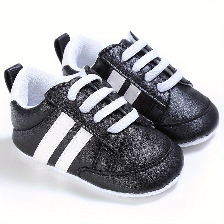 Baby Slip-on Sneakers - Riley | Comfortable First Shoes-Black-3-State of Style