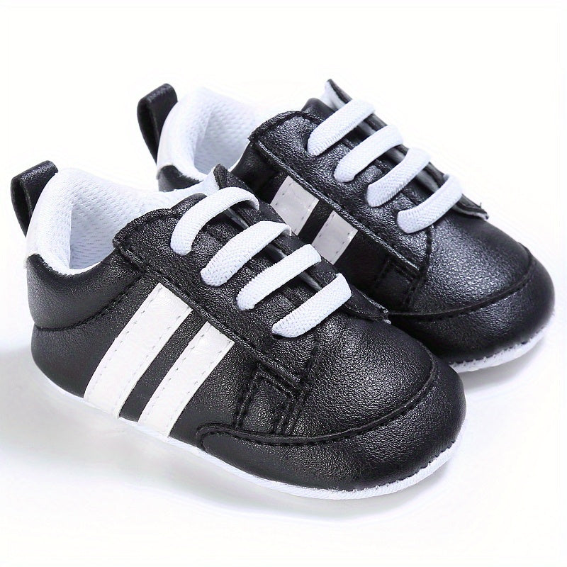 Baby Slip-on Sneakers - Riley | Comfortable First Shoes-Black-3-State of Style