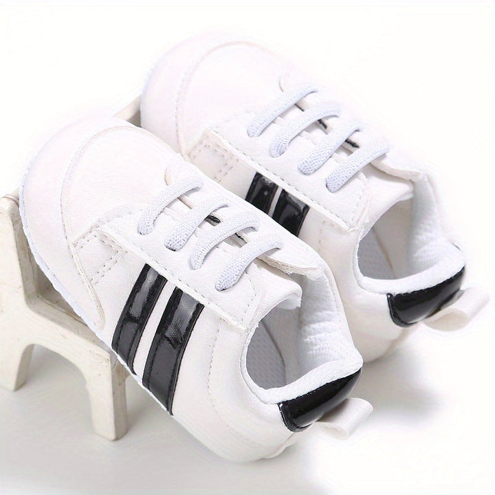 Baby Slip-on Sneakers - Riley | Comfortable First Shoes-Dark grey-3-State of Style