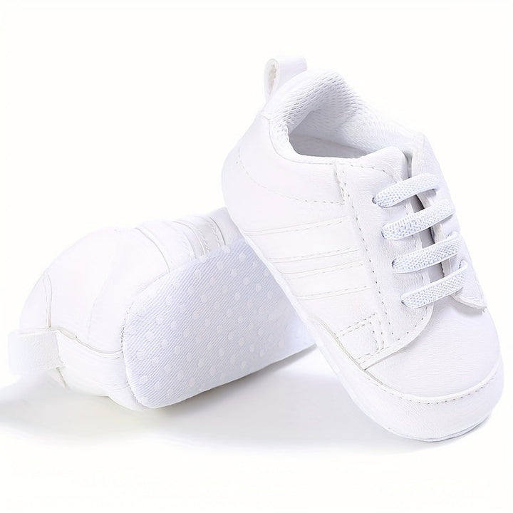 Baby Slip-on Sneakers - Riley | Comfortable First Shoes-White-3-State of Style