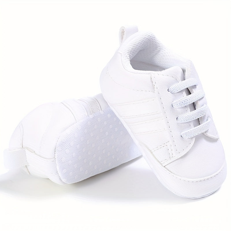 Baby Slip-on Sneakers - Riley | Comfortable First Shoes-White-3-State of Style