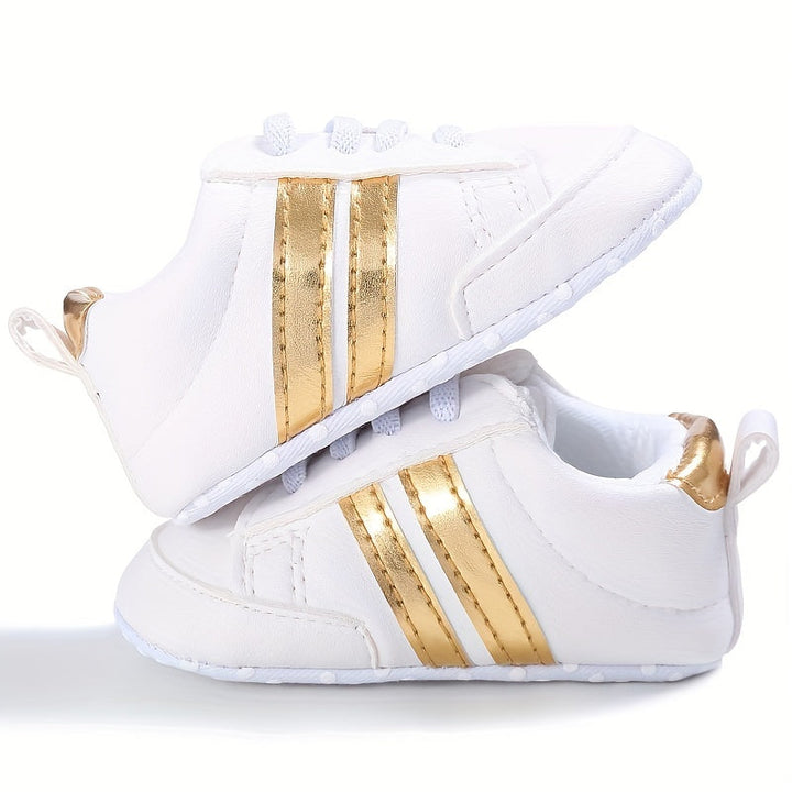 Baby Slip-on Sneakers - Riley | Comfortable First Shoes-White-3-State of Style