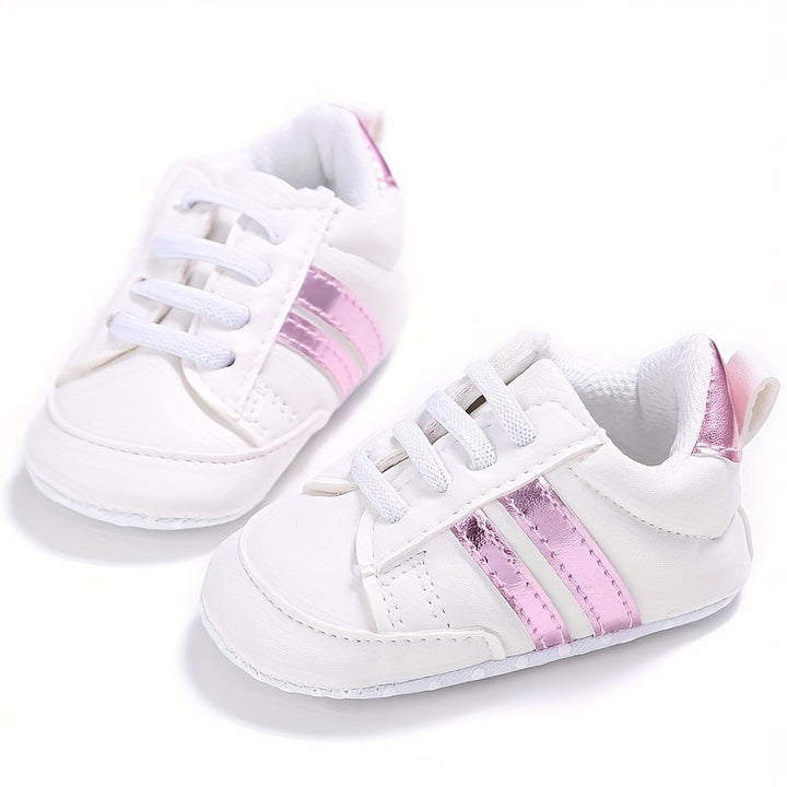 Baby Slip-on Sneakers - Riley | Comfortable First Shoes-White-3-State of Style