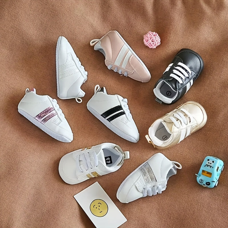 Baby Slip-on Sneakers - Riley | Comfortable First Shoes-White-3-State of Style