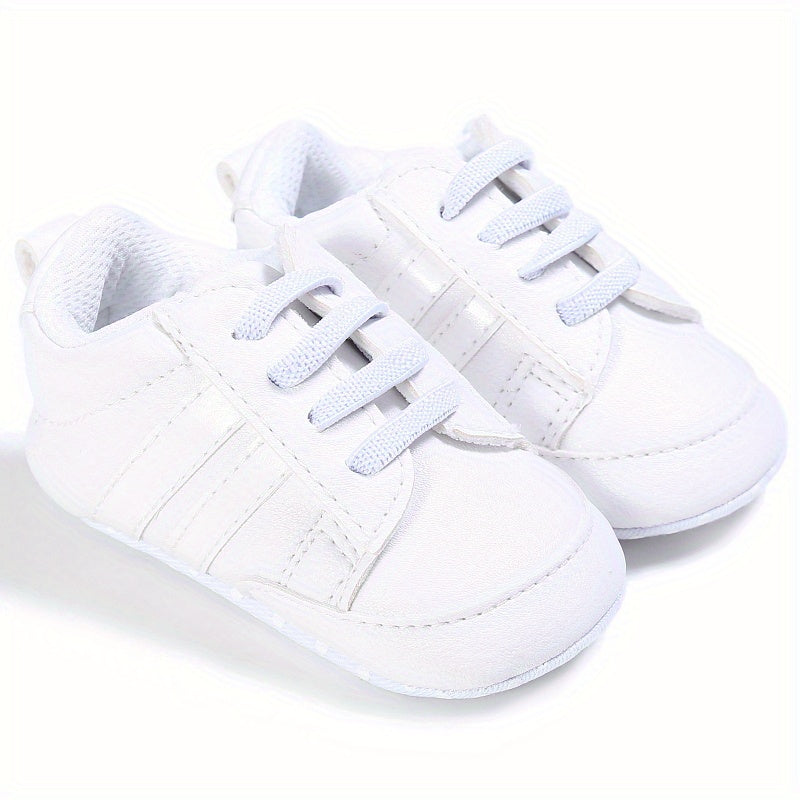 Baby Slip-on Sneakers - Riley | Comfortable First Shoes-White-3-State of Style
