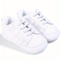Baby Slip-on Sneakers - Riley | Comfortable First Shoes-White-3-State of Style