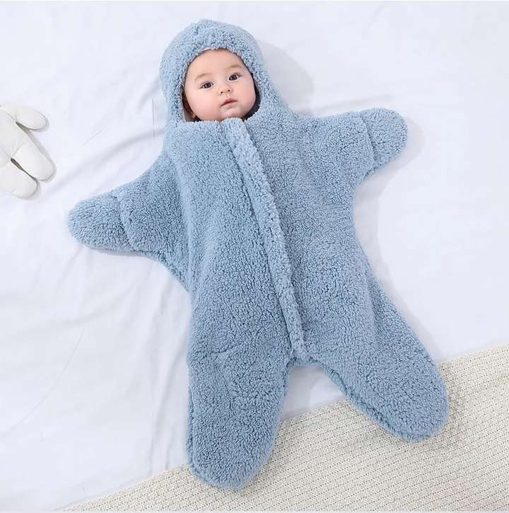 Baby Starfish Sleeping Bag - StarrySnug-Blue-0-2 Months-State of Style