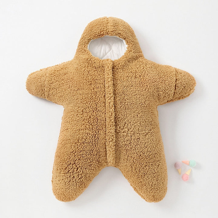 Baby Starfish Sleeping Bag - StarrySnug-Brown-0-2 Months-State of Style