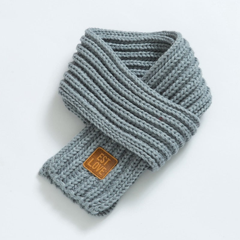 BabyScarf | Kids' Neck Scarf-Light Grey-118CM x 9CM-2–12 years-State of Style