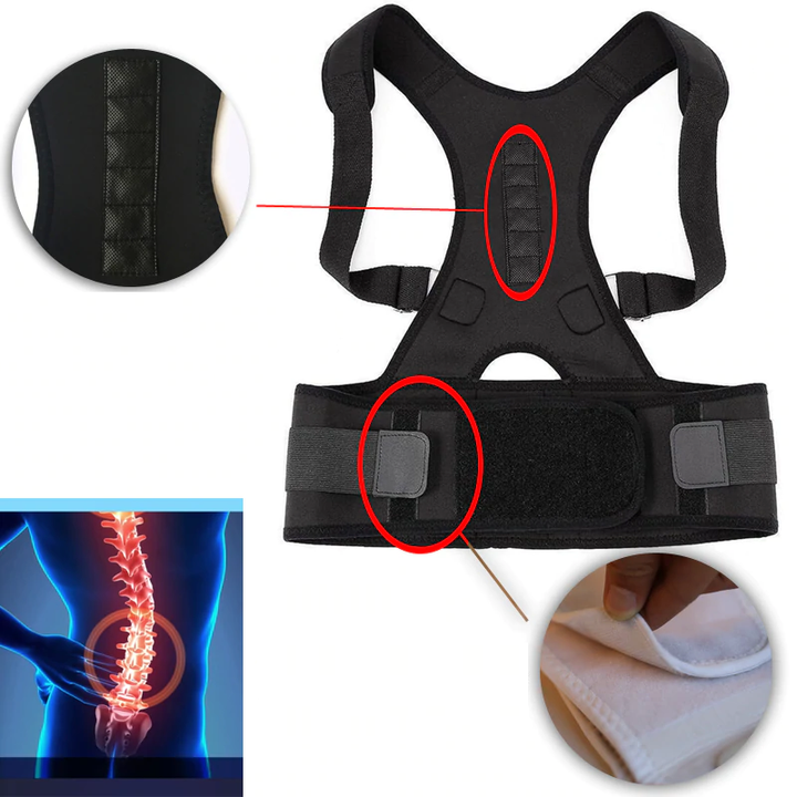 BackAligner Magnetic Posture Corrector – Australian Edition-Black-S (60-75 cm)-State of Style