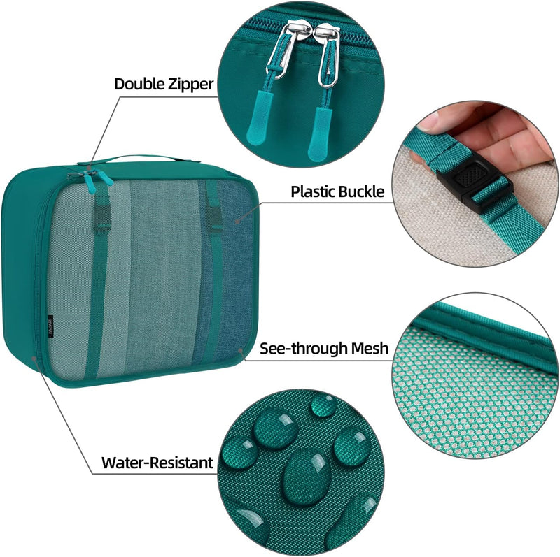 10-Piece Packing Cube Set – Space-Saving Travel Organiser Bags