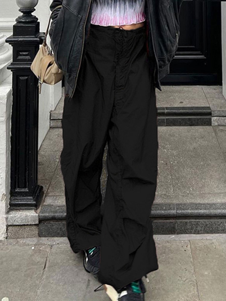 BaggiePants | Wide-Leg Pants for Women-Black (Cotton)-S-State of Style
