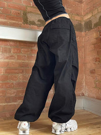 BaggiePants | Wide-Leg Pants for Women-Black (Polyester)-S-State of Style