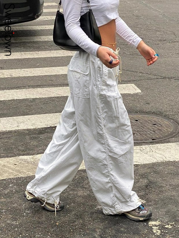 BaggiePants | Wide-Leg Pants for Women-White (Cotton)-S-State of Style