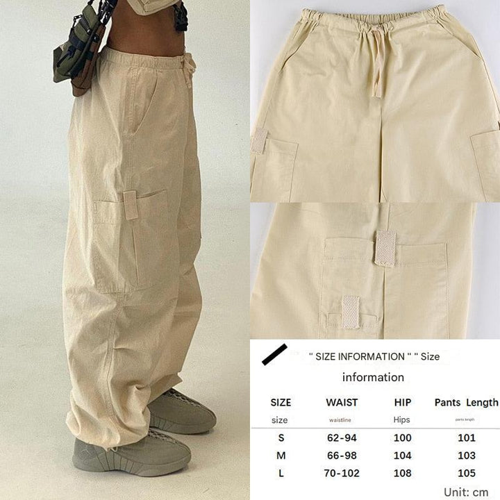 BagPants | Women's Wide-Leg Trousers-Khaki-S-State of Style