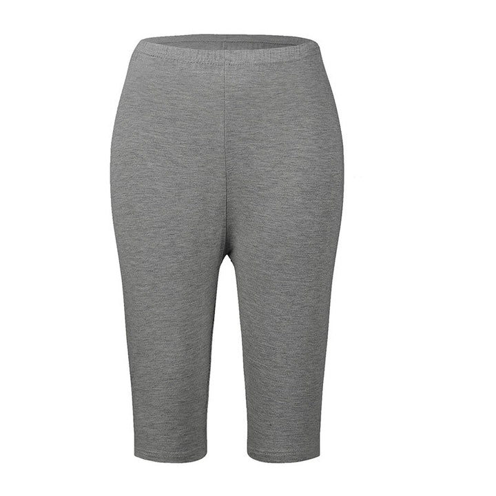 Bamboo Comfort Plus High-Waisted Leggings for Plus Sizes-Navy Blue-2XL-State of Style