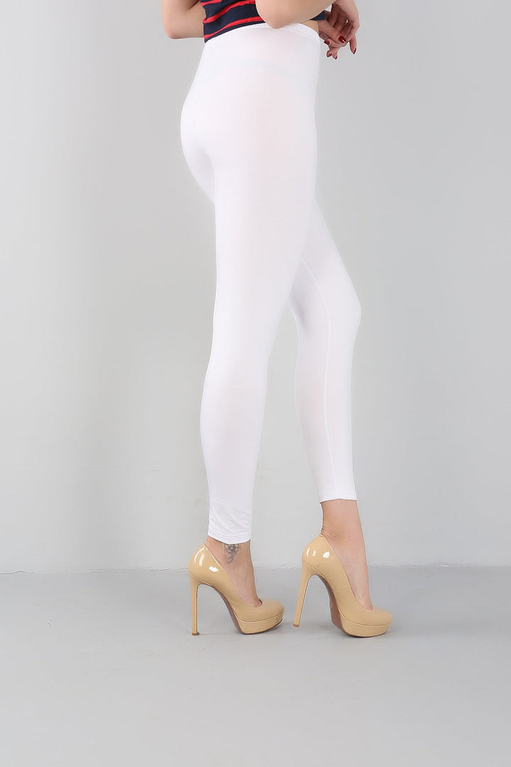 Bamboo Slim Fit Plus-Size Leggings-Navy Blue-2XL-State of Style