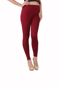 Bamboo Slim Fit Plus-Size Leggings-Navy Blue-2XL-State of Style