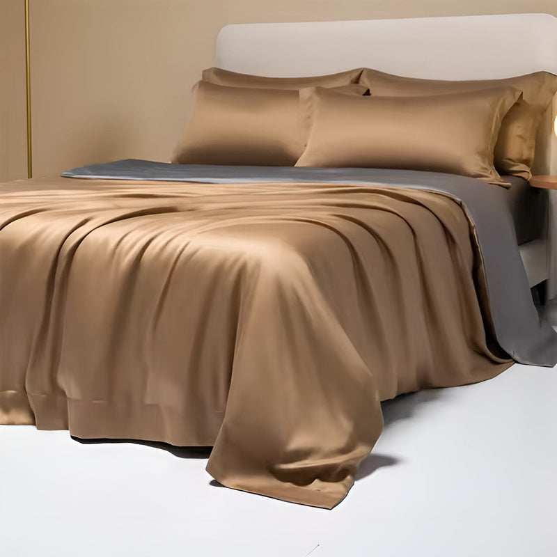 BambooDreams Comforter Set-150x200cm-Dark Blue-State of Style
