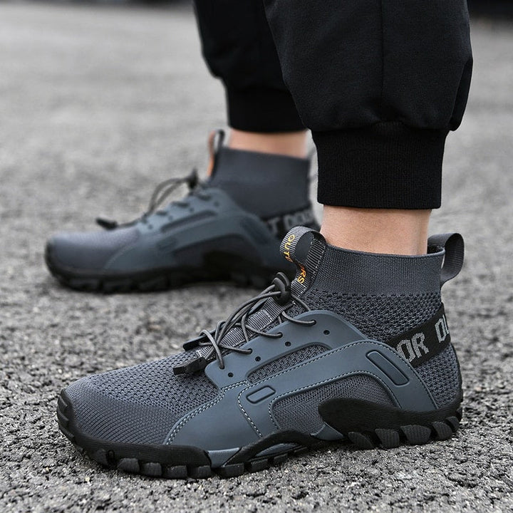 Barefoot sock shoes for men with non-slip sole – Maxim-Black-6-State of Style