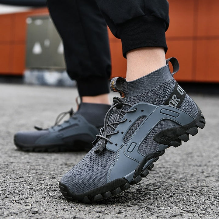 Barefoot sock shoes for men with non-slip sole – Maxim-Black-6-State of Style