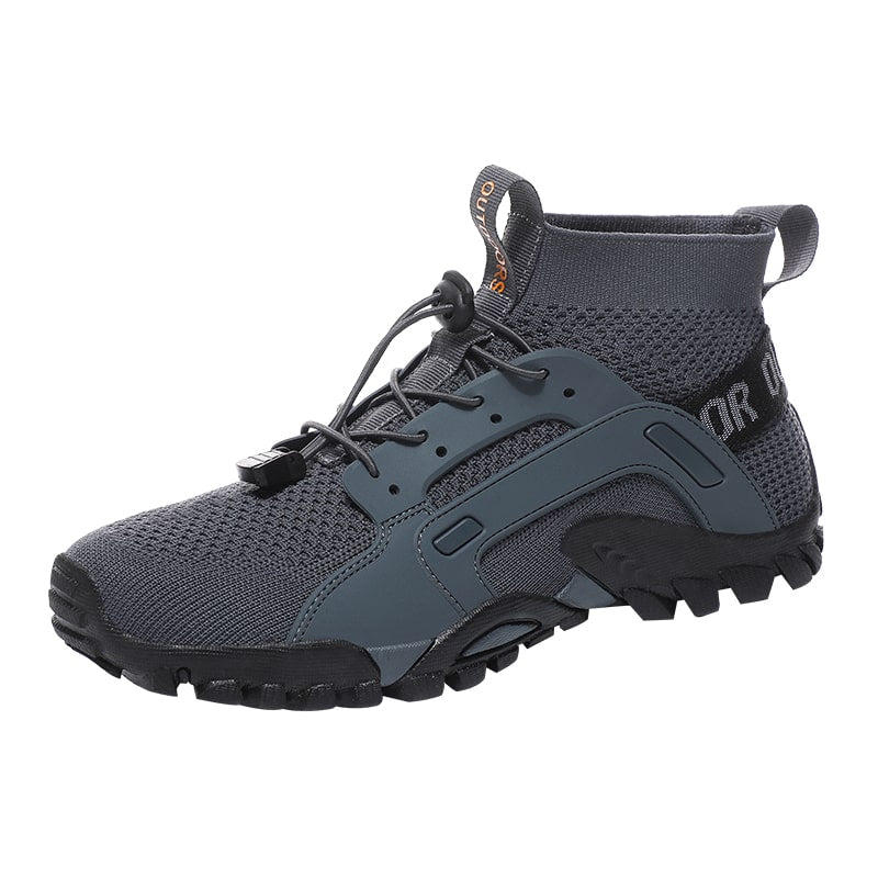 Barefoot sock shoes for men with non-slip sole – Maxim-Dark grey-6-State of Style
