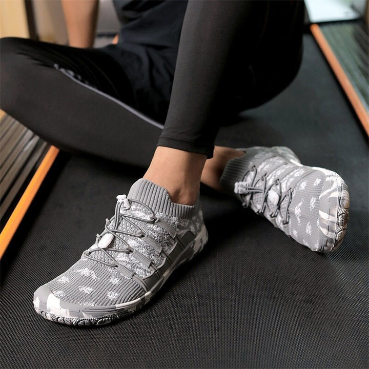 Barefoot sports shoes with non-slip sole - Auron-Black-3-State of Style