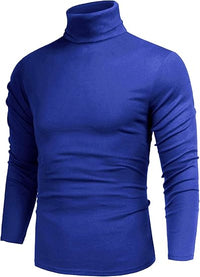 Basic Men's Turtleneck - Randy-Blue-S-State of Style