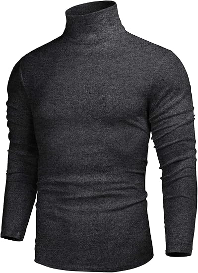 Basic Men's Turtleneck - Randy-Dark Grey-S-State of Style