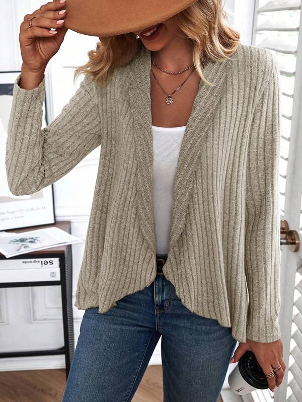 Basic Solid Long Sleeve Top - Liora-S-State of Style