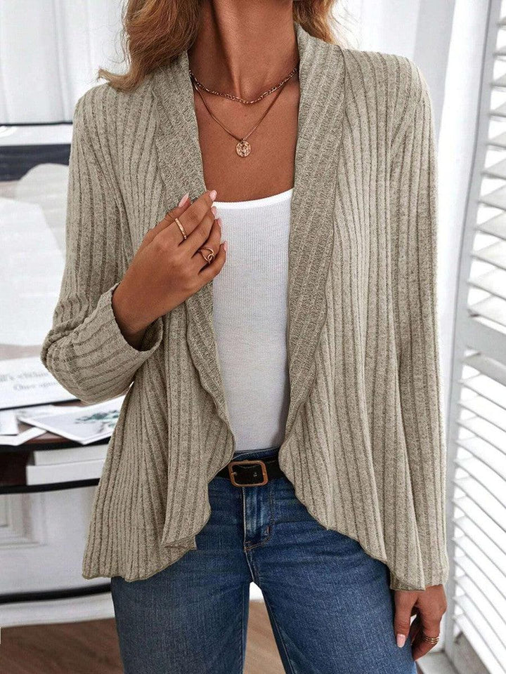 Basic Solid Long Sleeve Top - Liora-S-State of Style