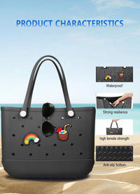 Waterproof EVA Beach Tote – Large & Washable Carryall for Outdoors