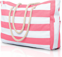 Waterproof Large Tote with Zipped Storage for Work & Play