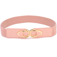 Beltoxfine Curves & Class: Stylish Stretch Belts for Confidence-Pink-65 cm (68 cm to 100 cm)-State of Style