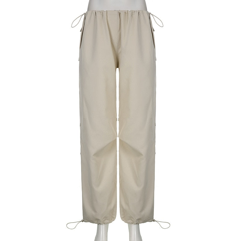 BiggiesPants | Women's Wide-Leg Trousers-Brown-S-State of Style