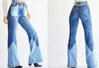 BigJeans | Women's Wide-Leg Jeans-Deep Blue-S-State of Style