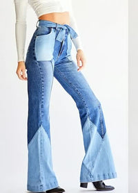 BigJeans | Women's Wide-Leg Jeans-Light Blue-S-State of Style