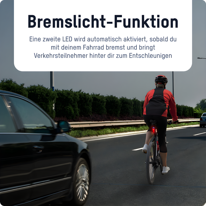 Bike Light Safety Rear Light - BrightSafe-State of Style