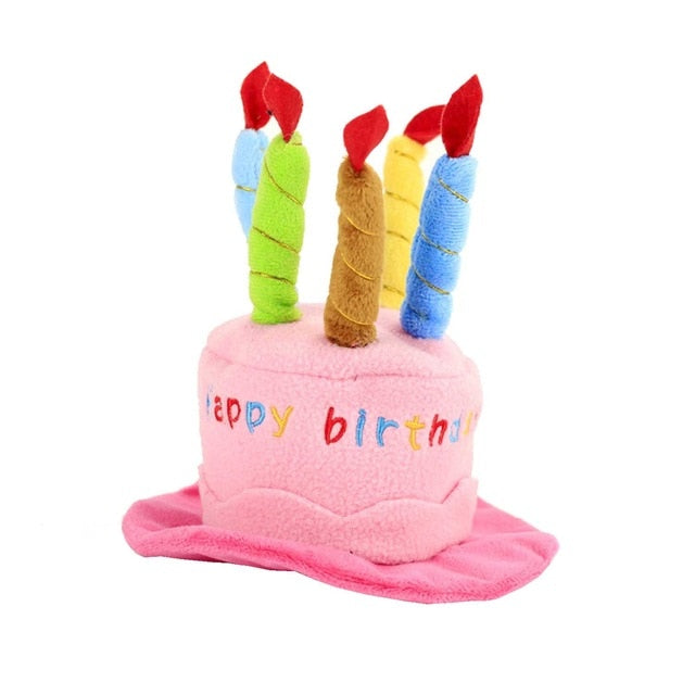 Birthday Hat for Dogs and Cats - PartyPaws-Pink-State of Style