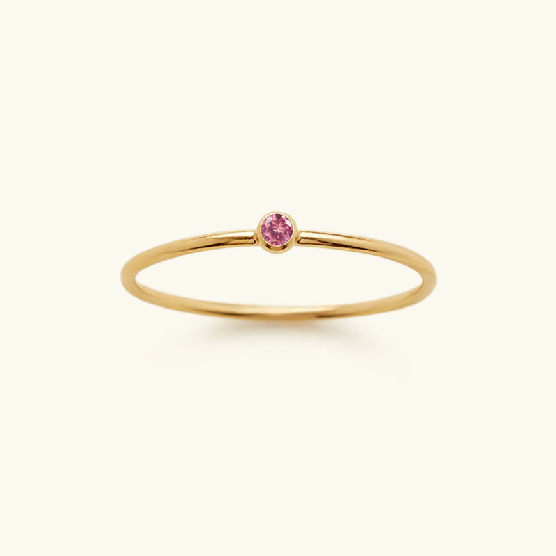 Birthstone Ring - Celestia-July – Rose-49 mm-State of Style