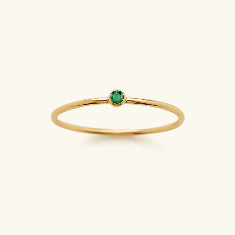 Birthstone Ring - Celestia-May – Emerald-49 mm-State of Style