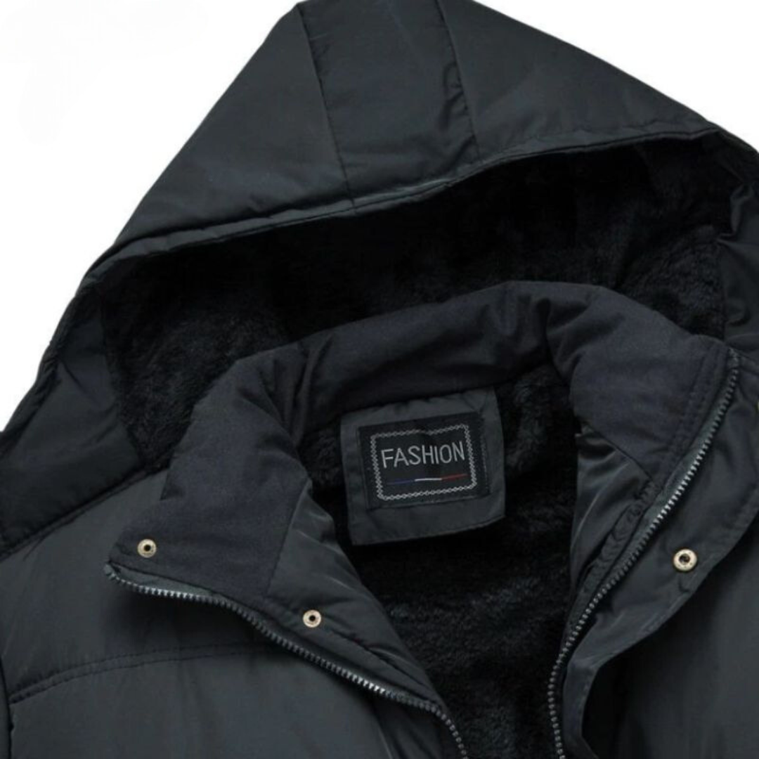 Black Puffer Winter Jacket - Hugo-Black-S-State of Style