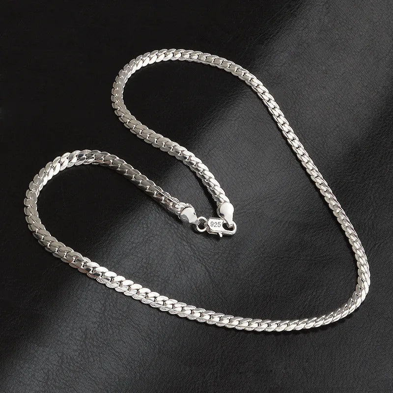 Bliss Sterling Necklace | Sparkling Chain-40cm 16 inches-State of Style